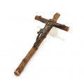 vechi crucifix colonial spaniol. vlastari de salcie & bronz. cca 1900 Argentina